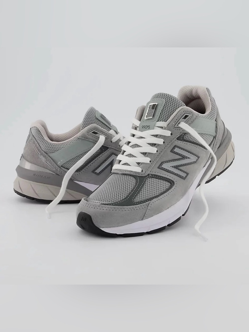 WOMEN'S NEW BALANCE 990 V5 MADE IN THE USA RUNNING SHOES IN GREY SIZE 7